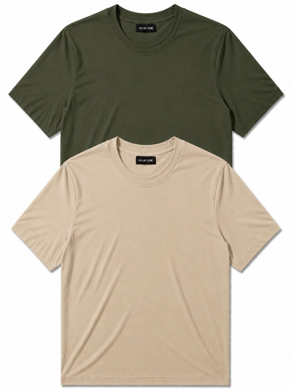 2 Adet Erkek Slim Fit %100 Pamuk Siyah T-Shirt
