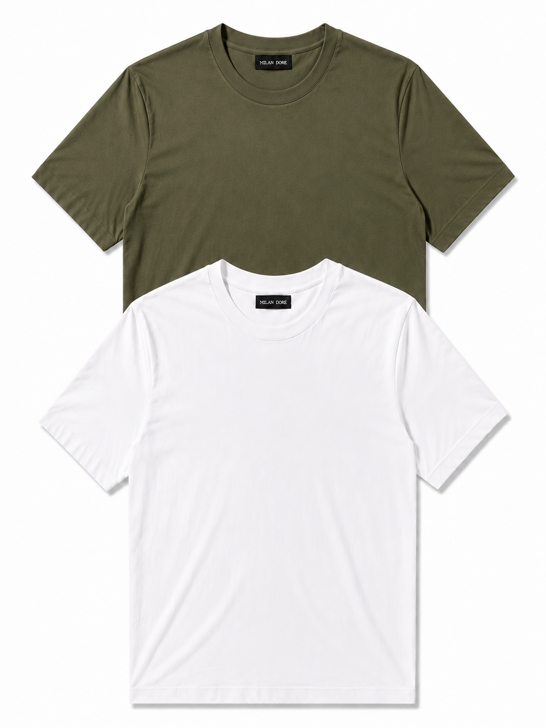2 Adet Erkek Slim Fit %100 Pamuk Siyah T-Shirt