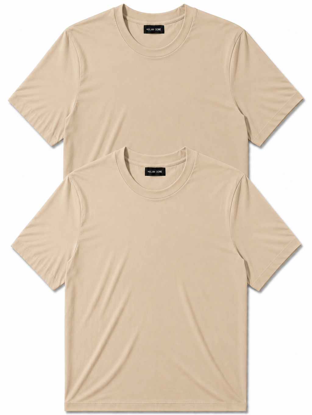 2 Adet Erkek Slim Fit %100 Pamuk Siyah T-Shirt