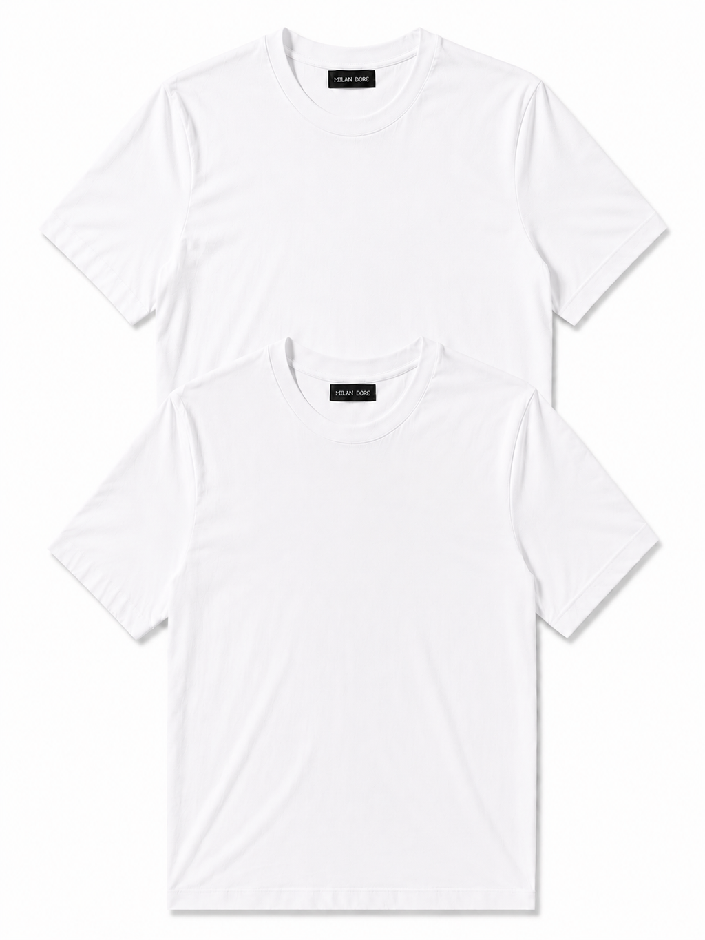 2 Adet Erkek Slim Fit %100 Pamuk Siyah T-Shirt