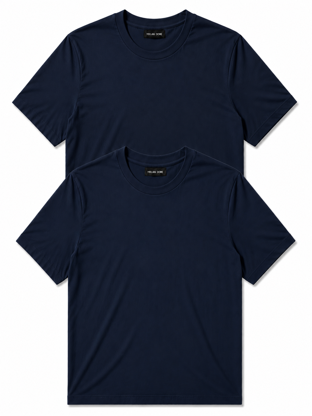 2 Adet Erkek Slim Fit %100 Pamuk Siyah T-Shirt