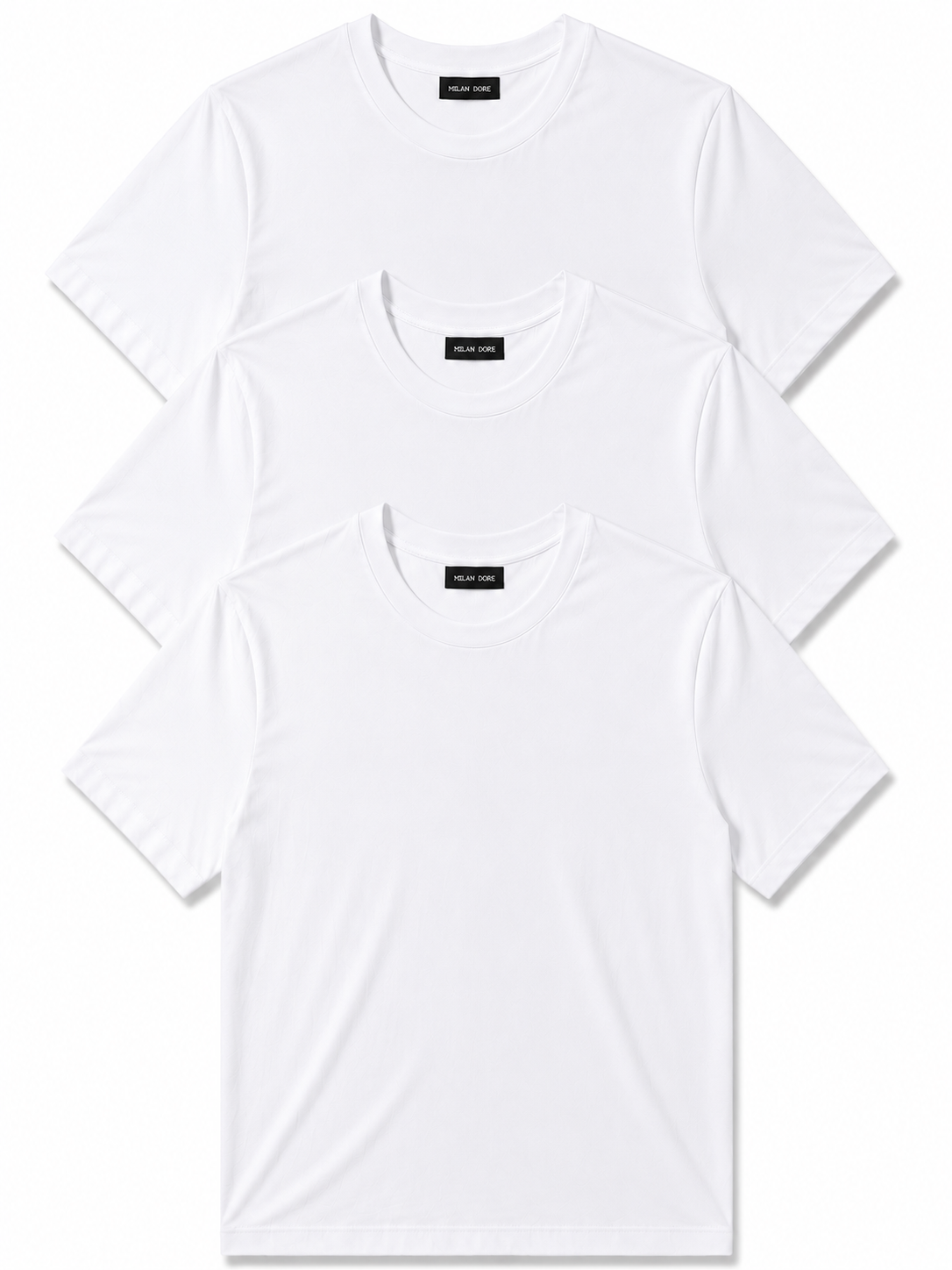 3 Adet Erkek Slim Fit %100 Pamuk Siyah T-Shirt