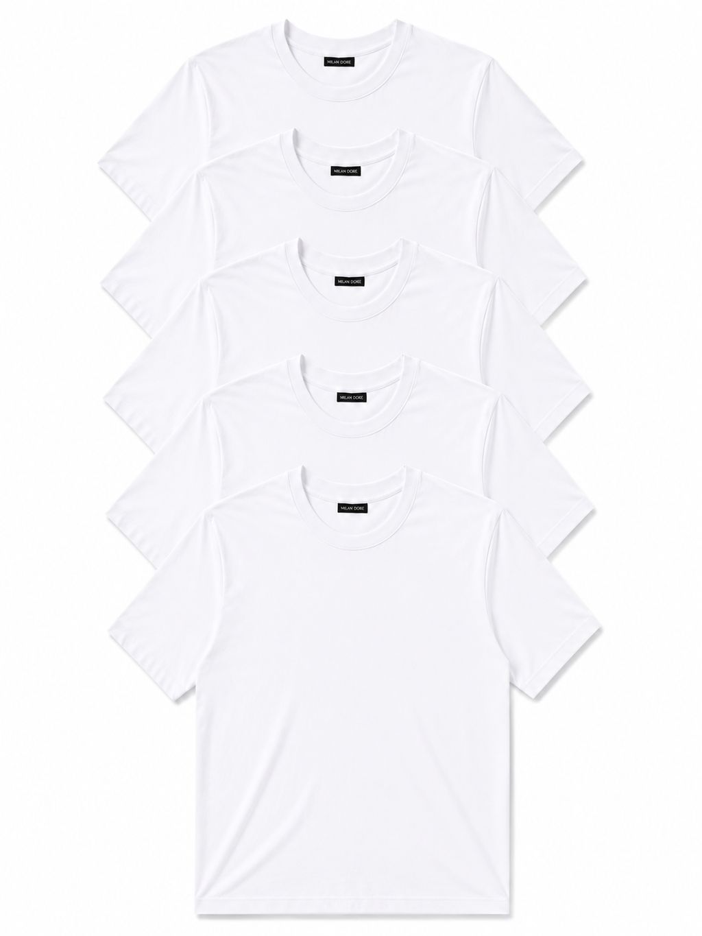 5 Adet Erkek Slim Fit %100 Pamuk Siyah T-Shirt