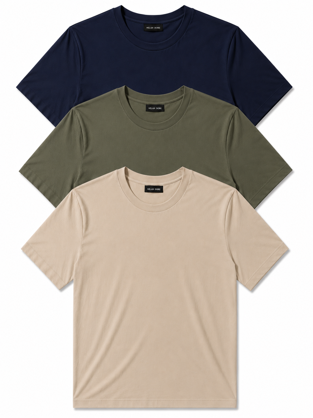 3 Adet Erkek Slim Fit %100 Pamuk Siyah T-Shirt