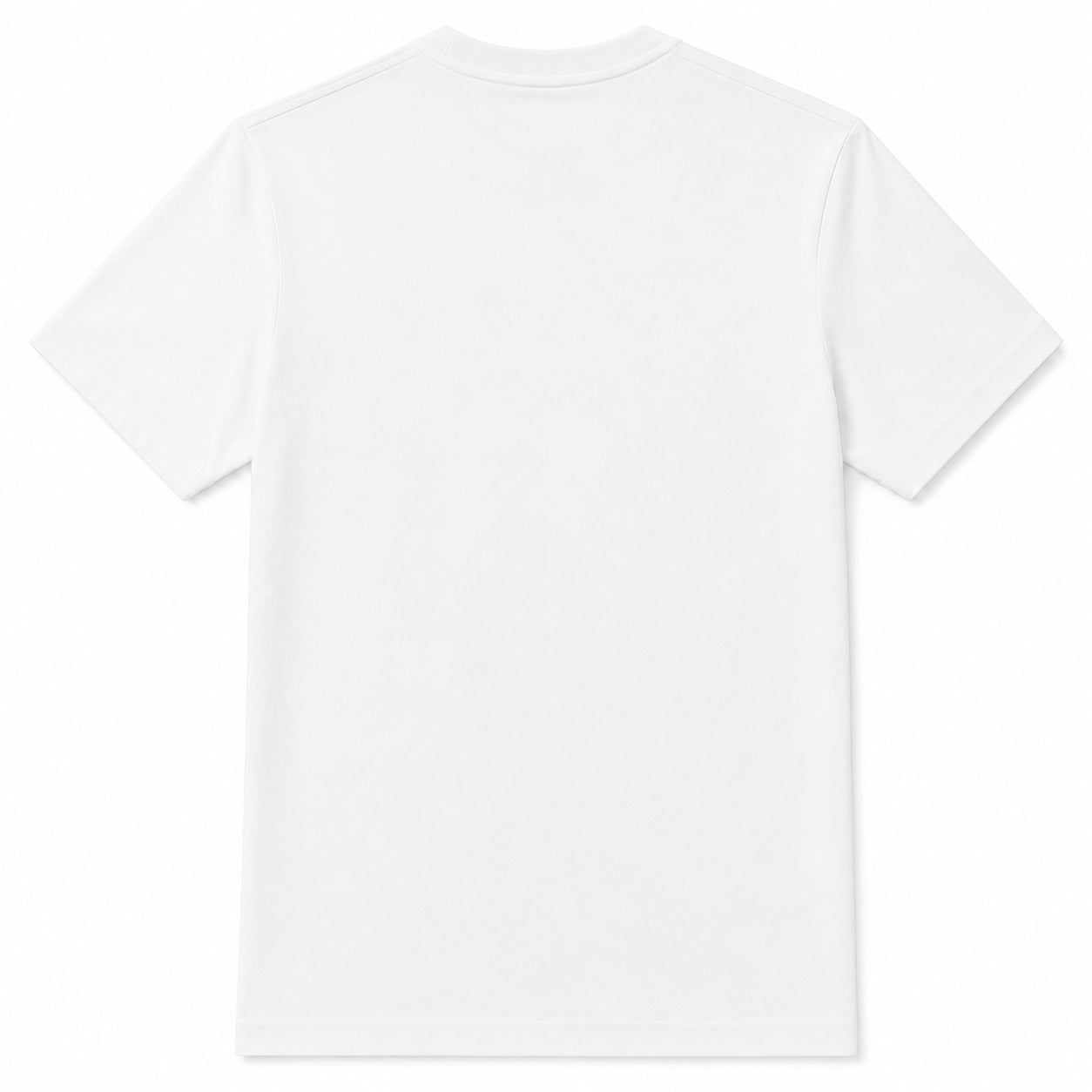 Erkek Slim Fit %100 Pamuk Beyaz T-Shirt