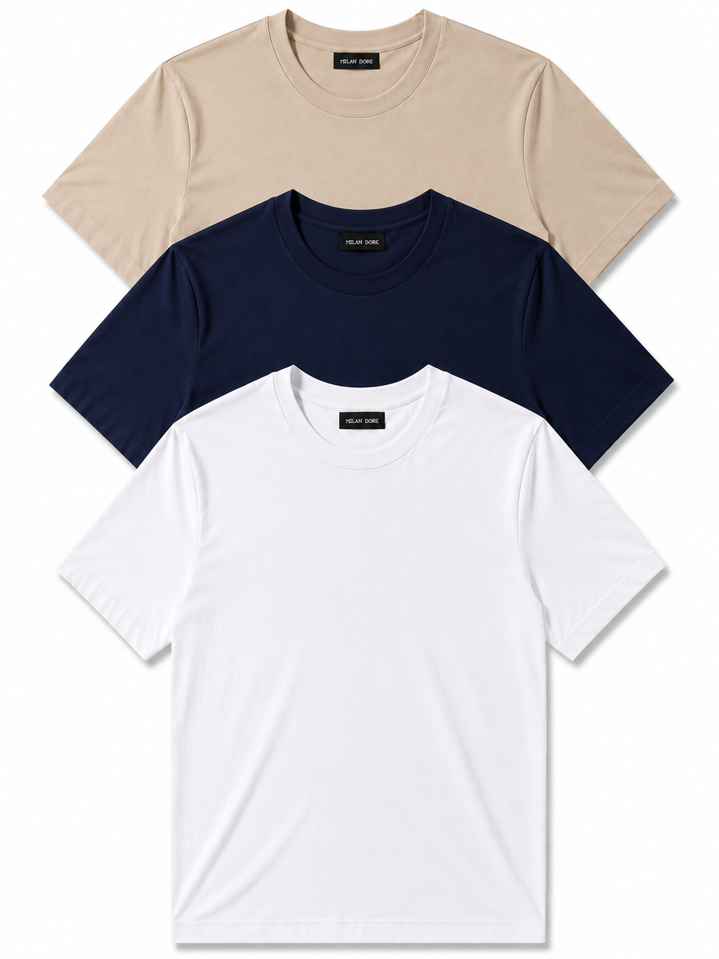 3 Adet Erkek Slim Fit %100 Pamuk Siyah T-Shirt