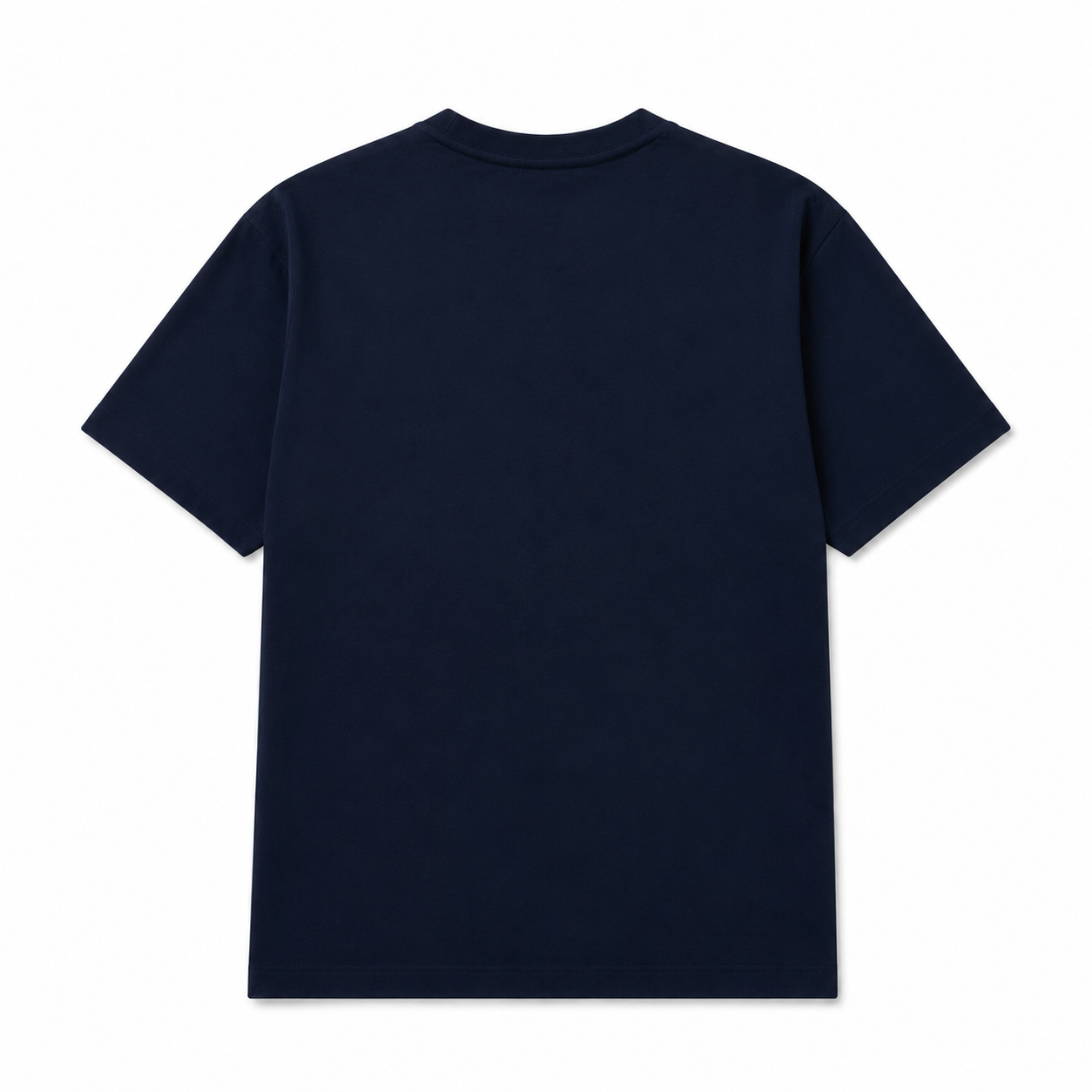 Erkek Oversize %100 Pamuk Lacivert T-Shirt