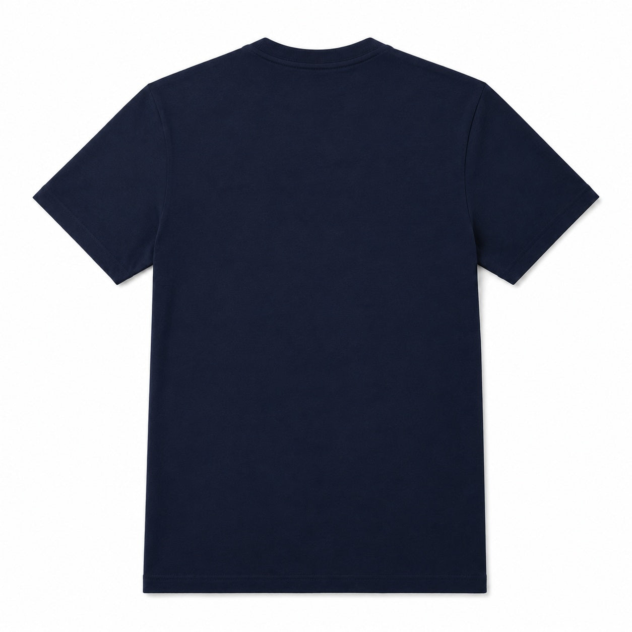 Erkek Slim Fit %100 Pamuk Lacivert T-Shirt