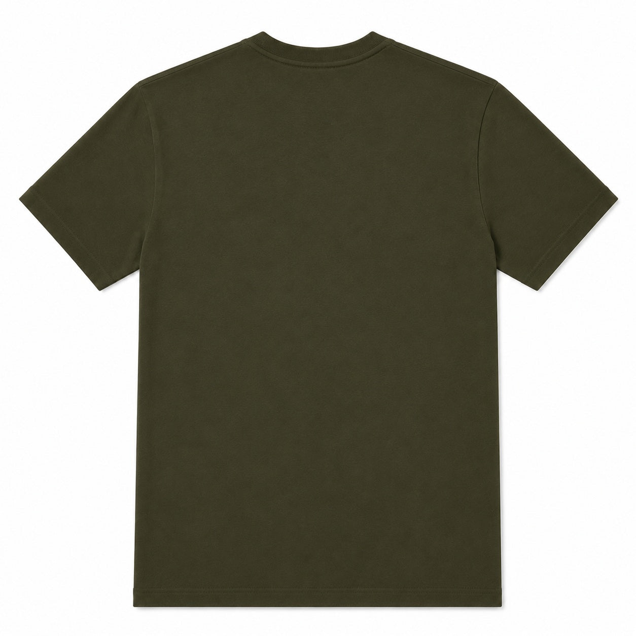 Erkek Slim Fit %100 Pamuk Yeşil T-Shirt