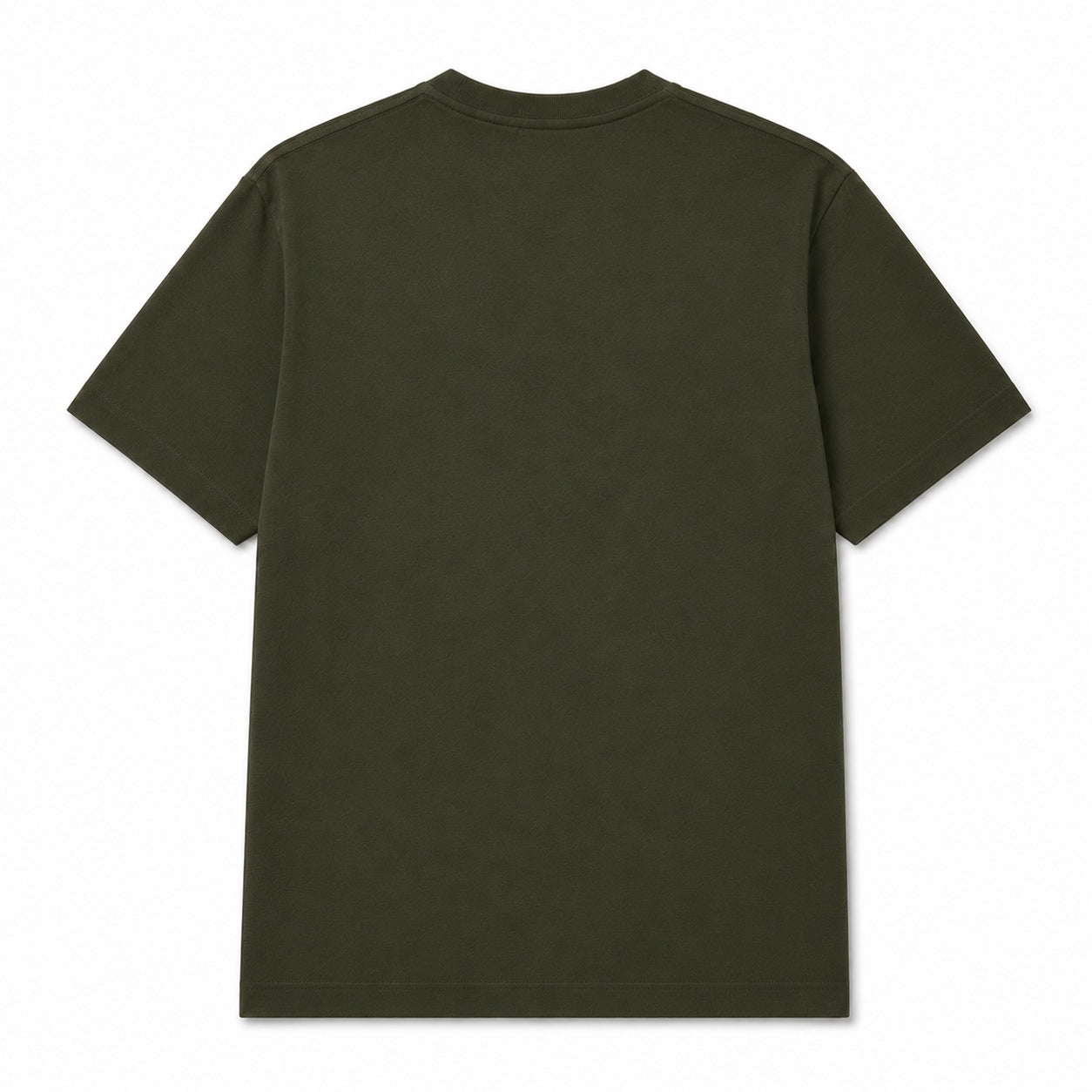 Erkek Oversize %100 Pamuk Yeşil T-Shirt